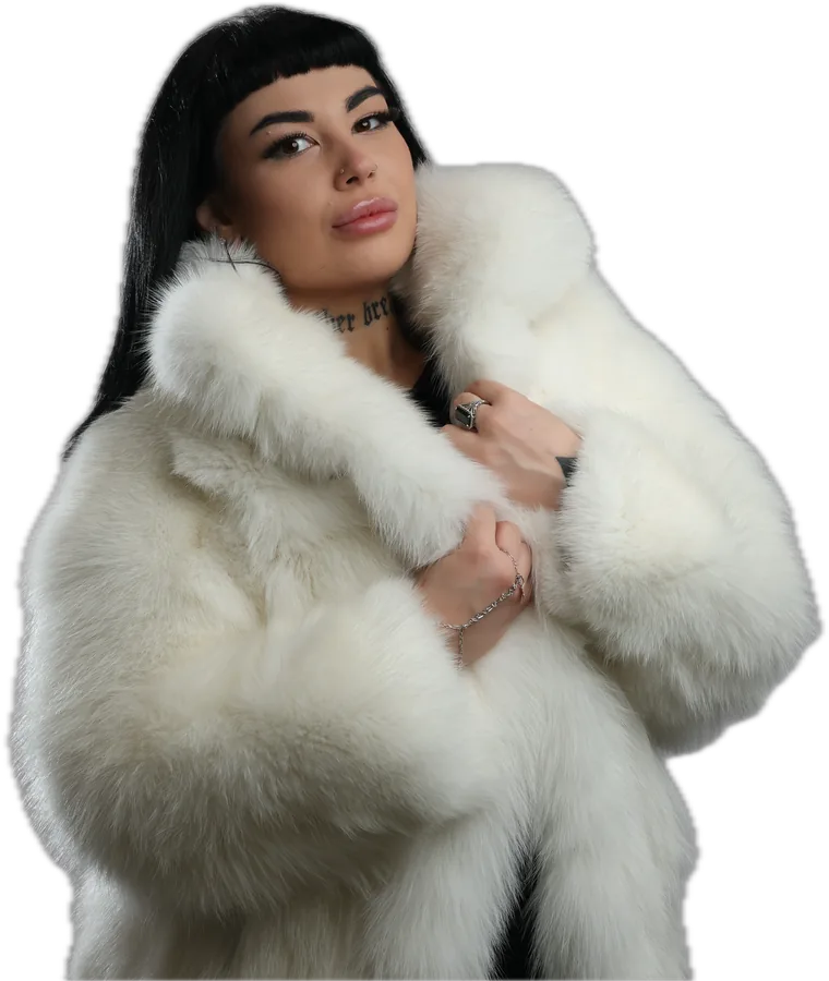 Dolly in pelliccia bianca